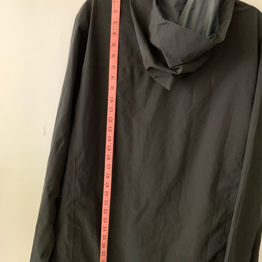 32 Degrees Cool Weatherproof Mens Rain Jacket With hood in color black - Picture 7 of 13